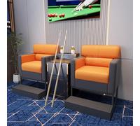 KIBONCY Juego de sofás Premium for Ver Bolos con Mesa Auxiliar, sillón cómodo con Respaldo Alto for Sala de Billar, Muebles for Asientos for espectadores en la Sala de Juegos del Club(A,Two-Seater)