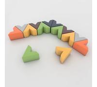 KIBONCY Juego de taburetes Modernos en Forma de V, Asientos modulares de Tela for instituciones de formación, recepción, Sala de Espera y Espacio Comercial Creativo(A)