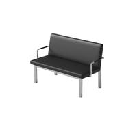 KIBONCY Juego Moderno De Mesa De Comedor Y Sillas De Acero Inoxidable For Cafetería, Sofá De Bistró De Estilo Industrial, Banco, Muebles Minimalistas De Metal, Colección De Asientos For Salón(A)
