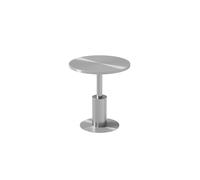 KIBONCY Juego Moderno De Mesa De Comedor Y Sillas De Acero Inoxidable For Cafetería, Sofá De Bistró De Estilo Industrial, Banco, Muebles Minimalistas De Metal, Colección De Asientos For Salón(D)