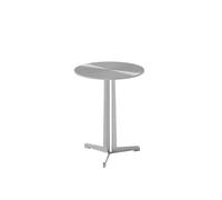 KIBONCY Juego Moderno De Mesa Y Taburete De Bistró Industrial De Acero Inoxidable, Asientos Minimalistas De Metal Plateado For Cafetería, Tienda De Té con Leche, Salón De Gimnasio, Banco De Pared(E)