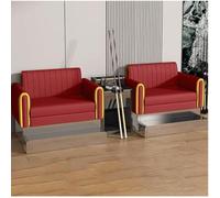 KIBONCY Juego Moderno de sillas for espectadores de Billar con Mesa Auxiliar, sofá de salón de Cuero PU for Sala de Juegos, Sala de Mesa de Billar, Sala de Estar(C,3)