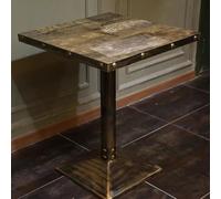 KIBONCY Juegos De Mesas Y Sillas De Cafetería De Estilo Industrial, Muebles De Hierro for Té con Leche De Restaurante Occidental, Juegos De Mesas Y Sillas for Bar De Comedor con Música(A4)