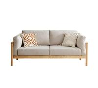 KIBONCY Large Luxury Mid Century Modern Loveseat Sofa Love Seat with 2-Seat Upholstered Cushion Couches for Bedroom, Living Room, Apartment, Office(1,200cm)