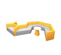 KIBONCY Leisure Office Sofa Set,Creative Minimalist Group for Small Offices Reception Areas, and Early Education Training Center Lounge(2)