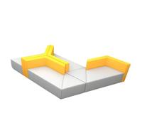 KIBONCY Leisure Office Sofa Set,Creative Minimalist Group for Small Offices Reception Areas, and Early Education Training Center Lounge(4)