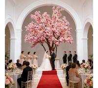 KIBONCY Los cerezos en Flor, los árboles de paisajismo y los Adornos de Paisaje en Miniatura Son adecuados for Grandes Estudios de transmisión en Vivo en Interiores(6M)