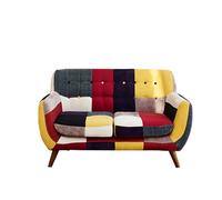 KIBONCY Loveseat Couch Sofa Chair for Living Room Bedroom,Modern Boho Home Office(128x76x78cm)