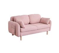 KIBONCY Loveseat Sofa Couch Modern Loveseats 2 Seat Chenille, with Wide Armerest, Cloud for Living Room, Bedroom and Office(D,146cm)