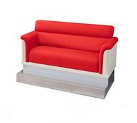 KIBONCY Luxury Billiard Room Lounge Sofa Set, Dedicated Viewing and Rest Area Booths, PU Leather Chair with Backrest, for Pool Halls(B)