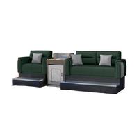 KIBONCY Luxury Ingot-Style Billiard Lounge Chair, High-End Leather Upholstered Game Seat with Stable Metal Frame, Comfortable Spectator Seating for Pool Hall(C)