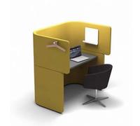 KIBONCY Mamparas Creativas e Irregulares for Estaciones de Trabajo Abiertas en escritorios informáticos compartidos en oficinas, Que garantizan la privacidad(A)