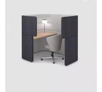 KIBONCY Mamparas Creativas e Irregulares for Estaciones de Trabajo Abiertas en escritorios informáticos compartidos en oficinas, Que garantizan la privacidad(B)