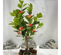 KIBONCY Manzano Artificial de Primera Calidad, árbol de imitación sin Mantenimiento for decoración de Locales comerciales en el hogar(2M)