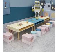 KIBONCY Mesa Colgante de Madera Maciza for Juguetes, mesas artesanales Creativas for jardín de Infancia, Centro de formación, vestíbulo y Sala de Espera.(A9)