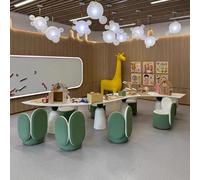 KIBONCY Mesa Colgante de Madera Maciza for Juguetes, mesas artesanales Creativas for jardín de Infancia, Centro de formación, vestíbulo y Sala de Espera.(A4)