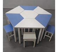 KIBONCY Mesa de conferencias móvil con Ruedas silenciosas for capacitación, Moderna Mesa Plegable abatible, mesas de reuniones con Ruedas, Ideal for seminarios de Oficina.(A1)