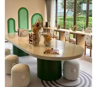 KIBONCY Mesa de Madera Maciza for Juguetes, Escritorio Creativo, mesas for jardín de Infancia, Centro de formación, vestíbulo, Sala de Espera(A8)