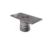 KIBONCY Mesas De Olla Caliente Acero Inoxidable, Bidones Aceite Estilo Industrial, Barbacoa, Mesa Comedor For Acampar Al Aire Libre Y Combinaciones Sillas(E4)