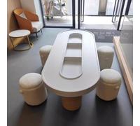 KIBONCY Mesas Hechas a Mano, área de Actividades de Madera Maciza de Estilo Chino, Zona de Lectura, Zona de Entretenimiento for jardín de Infancia, Conjuntos de Mesa y sillas for Estudiantes(A5)