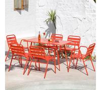 KIBONCY Mesas y sillas de Exterior con sombrillas. Cafetería de Patio. Sillas de Aluminio. Tienda de té con Leche Moderna y Sencilla. Mesas y sillas de Exterior for Ocio.(A)