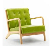 KIBONCY Mid-Century Modern Accent Armchair, Faux Leather Chair for Living Room, Upholstered Comfy Lounge, Reading Side for Bedroom(4)