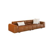 KIBONCY Mid Century Modern Accent Chair,Light Luxury Sofa, Chairs, Nappa Leather Casual Armchairfor Living Room, Office(O)