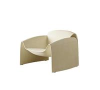KIBONCY Mid Century Modern Accent Chair,Single Sofa Living Room Oversized Curved Couch,for,Bedroom,Reading,Dining(F)
