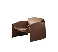KIBONCY Mid Century Modern Accent Chair,Single Sofa Living Room Oversized Curved Couch,for,Bedroom,Reading,Dining(A)