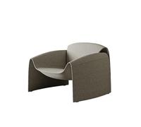 KIBONCY Mid Century Modern Accent Chair,Single Sofa Living Room Oversized Curved Couch,for,Bedroom,Reading,Dining(H)