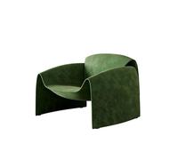 KIBONCY Mid Century Modern Accent Chair,Single Sofa Living Room Oversized Curved Couch,for,Bedroom,Reading,Dining(D)