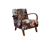 KIBONCY Mid Century Modern Accent Chair with Solid Wood Frame Reading Armchair,Single High Back Sofa for Living Room, Bedroom(B)