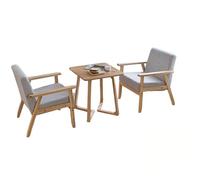 KIBONCY Mid Century Modern Accent Chair with Solid Wood Frame Upholstered Living Room Chairs Lounge Arm(1)