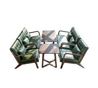 KIBONCY Mid Century Modern Chair Soft Thick Padded Armchair, Single Sofa Reading Chairs for Adults, Lounge for Living Room and Bedroom(7)