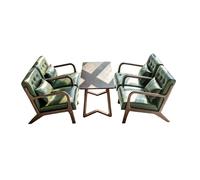 KIBONCY Mid Century Modern Chair Soft Thick Padded Armchair, Single Sofa Reading Chairs for Adults, Lounge for Living Room and Bedroom(5)