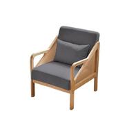 KIBONCY Mid Century Modern Rattan Accent Chair with Solid Wood Frame, Natural &, for Small Spaces(D,150cm)