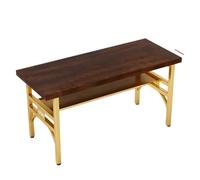 KIBONCY Modern 3-Person Sofa with Mesh Armrests, Gold Metal Frame Orange Faux Leather Couch, 160×65cm, Comfortable Seating for Home Living Room(F)