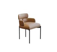 KIBONCY Modern Accent Chair, Upholstered Living Room Soft, Comfy Lounge Armchair,for Bedroom(C)