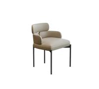 KIBONCY Modern Accent Chair, Upholstered Living Room Soft, Comfy Lounge Armchair,for Bedroom(D)