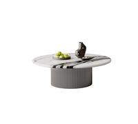 KIBONCY Modern Coffee Table Central End Tables for Living Room,Mid-Century Round for Dining Kitchen(1.2m)