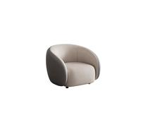 KIBONCY Modern Curved Sofa, Comfortable Living Room Furniture Premium Fabric, Versatile Home Seating Solution Easy to Clean Couch(A)