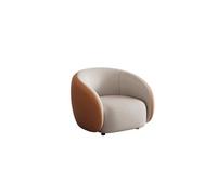KIBONCY Modern Curved Sofa, Comfortable Living Room Furniture Premium Fabric, Versatile Home Seating Solution Easy to Clean Couch(B)