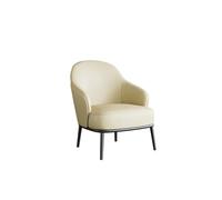 KIBONCY Modern Living Metal Legs Chair Accent Chairs for Room & Bedroom Armchair Furniture for(B)