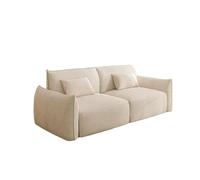 KIBONCY Modern Mid-Century Sofa,Oversized Couch and Loveseat Set with Thick Cushions,Soft & Cozy Upholstery for Living Room Minimalist Apartment Furniture(C,200x80x78cm)