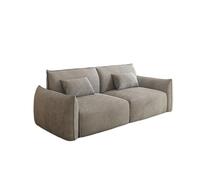 KIBONCY Modern Mid-Century Sofa,Oversized Couch and Loveseat Set with Thick Cushions,Soft & Cozy Upholstery for Living Room Minimalist Apartment Furniture(D,120x80x78cm)