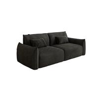 KIBONCY Modern Mid-Century Sofa,Oversized Couch and Loveseat Set with Thick Cushions,Soft & Cozy Upholstery for Living Room Minimalist Apartment Furniture(A,145x80x78cm)