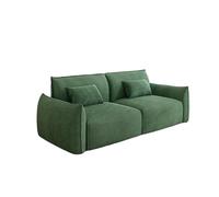 KIBONCY Modern Mid-Century Sofa,Oversized Couch and Loveseat Set with Thick Cushions,Soft & Cozy Upholstery for Living Room Minimalist Apartment Furniture(B,200x80x78cm)