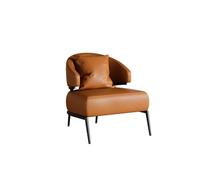 KIBONCY Modern Reception Lounge Chair, Faux Leather Accent for Office Waiting Room Business Guest & Area(A)