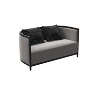KIBONCY Modern Upholstered Fabric Accent Sofa, Single Armchair Loveseat, High-Density Cushion Couch for Office Waiting Room Living