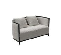 KIBONCY Modern Upholstered Fabric Accent Sofa, Single Armchair Loveseat, High-Density Cushion Couch for Office Waiting Room Living